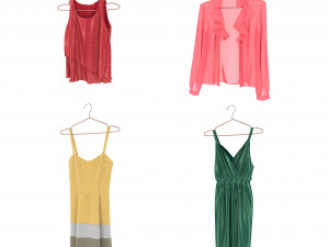 Clothing on Hanger 9 Modelo 3D