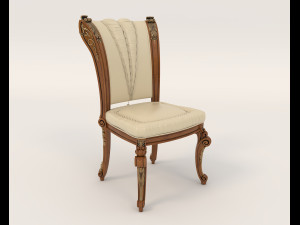Classic Dining Table and Chairs 17 Modelo 3D