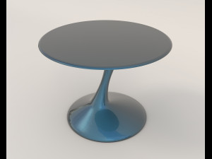 Contemporary Style Table and Chairs 12 3D Model