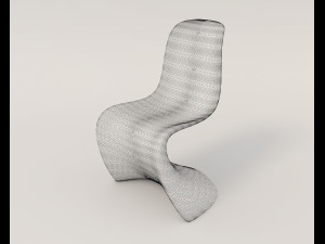 Contemporary Style Table and Chairs 12 3D Model