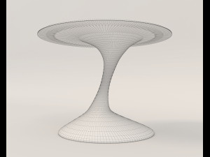 Contemporary Style Table and Chairs 12 3D Model