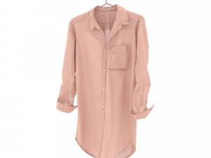 Clothing on Hanger 10 3D Model