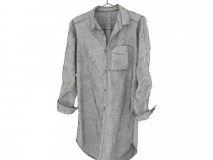 Clothing on Hanger 10 3D Model