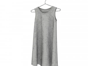 Clothing on Hanger 10 3D Model