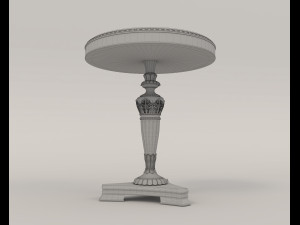 Classic Coffee Table and Armchairs 13 3Dモデル