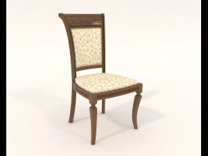 Restaurant Dining Table and Chairs 3D Model