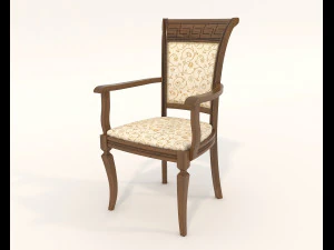Restaurant Dining Table and Chairs 3D Model