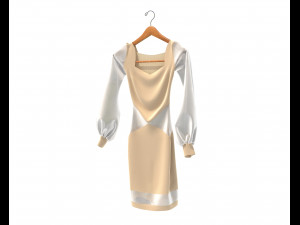 Dress on Hanger 10 Modelo 3D