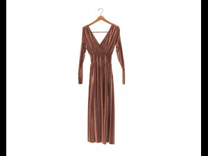 Dress on Hanger 10 3D Model
