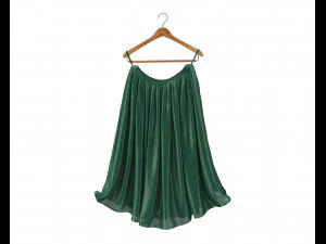Dress on Hanger 10 3D Model