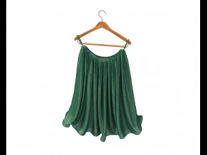 Dress on Hanger 10 3D Model