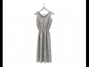 Dress on Hanger 10 Modelo 3D