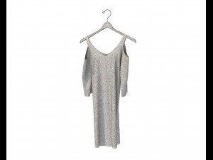 Dress on Hanger 10 Modelo 3D
