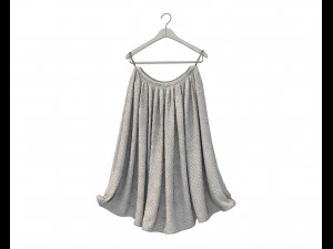 Dress on Hanger 10 3D Model