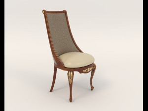 Restaurant Dining Table and Chairs 2 Modelo 3D