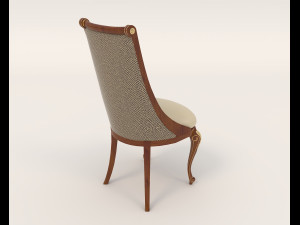 Restaurant Dining Table and Chairs 2 Modelo 3D