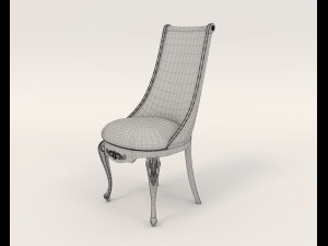 Restaurant Dining Table and Chairs 2 Modelo 3D
