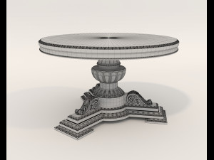 Classic Dining Table and Chairs 19 Modelo 3D