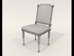 Classic Dining Table and Chairs 19 Modelo 3D