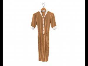Dress on Hanger 11 3D Model