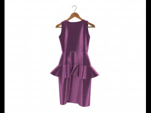 Dress on Hanger 11 3D Model