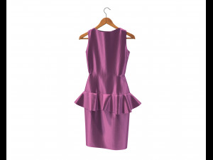 Dress on Hanger 11 3D 模型