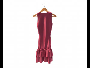 Dress on Hanger 11 3D Model