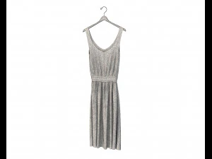 Dress on Hanger 11 3D Model
