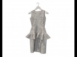 Dress on Hanger 11 3D 模型