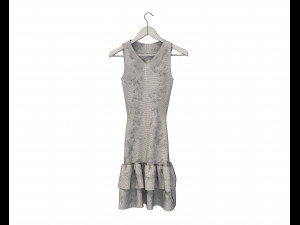 Dress on Hanger 11 3D 模型