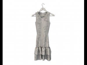 Dress on Hanger 11 3D Model
