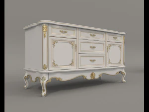 Classic Cabinet Collection 2 3D Model