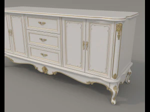 Classic Cabinet Collection 2 3D Model