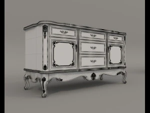 Classic Cabinet Collection 2 3D Model
