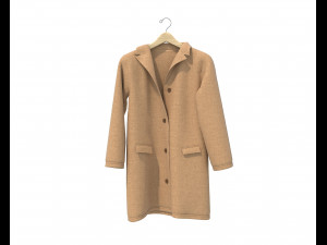 Clothing on Hanger 11 Model 3D