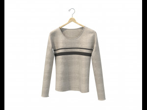Clothing on Hanger 11 Model 3D