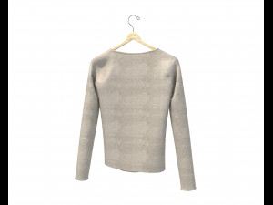 Clothing on Hanger 11 Model 3D