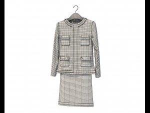 Clothing on Hanger 11 3D Model