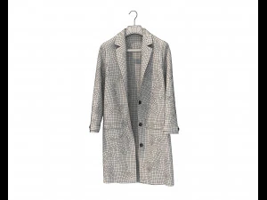 Clothing on Hanger 11 3D Model