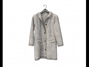 Clothing on Hanger 11 Model 3D