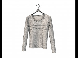 Clothing on Hanger 11 Model 3D