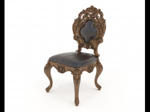 Classic Dining Table and Chairs 20 3D Модель