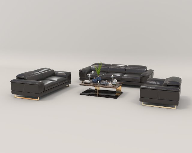 Modern Sofa and Coffee Table 4 3D मॉडल .c4d .max .obj .3ds .fbx .stl .blend 