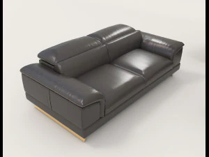 Modern Sofa and Coffee Table 4 3D Model