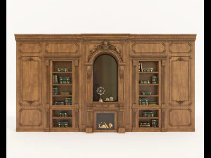 Classic Interior Wall Decoration 11 3D Model