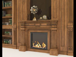 Classic Interior Wall Decoration 11 3D Model