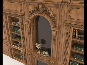 Classic Interior Wall Decoration 11 3D Model