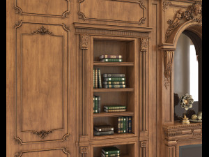 Classic Interior Wall Decoration 11 Modèle 3D