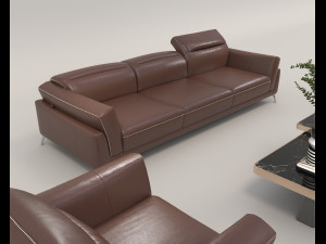 Modern Sofa and Coffee Table 5 Modelo 3D