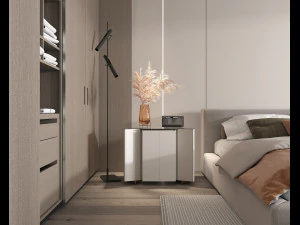 Modern Bedroom Interior Scene 24 3D Model